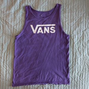 Vans Purple Muscle Tank Top Size M
